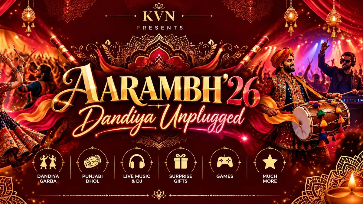 Aarambh'26 Dandiya Unplugged
