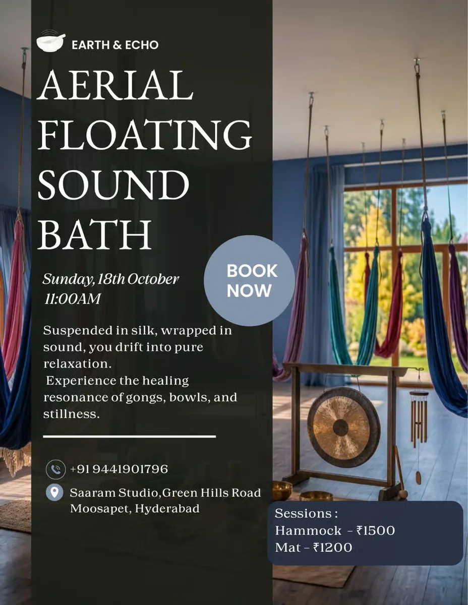 Aereal Floating Sound Bath by Earth & Echo