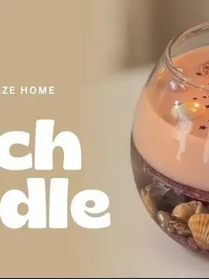 Beach Candle Making poster