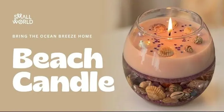 Beach Candle Making poster