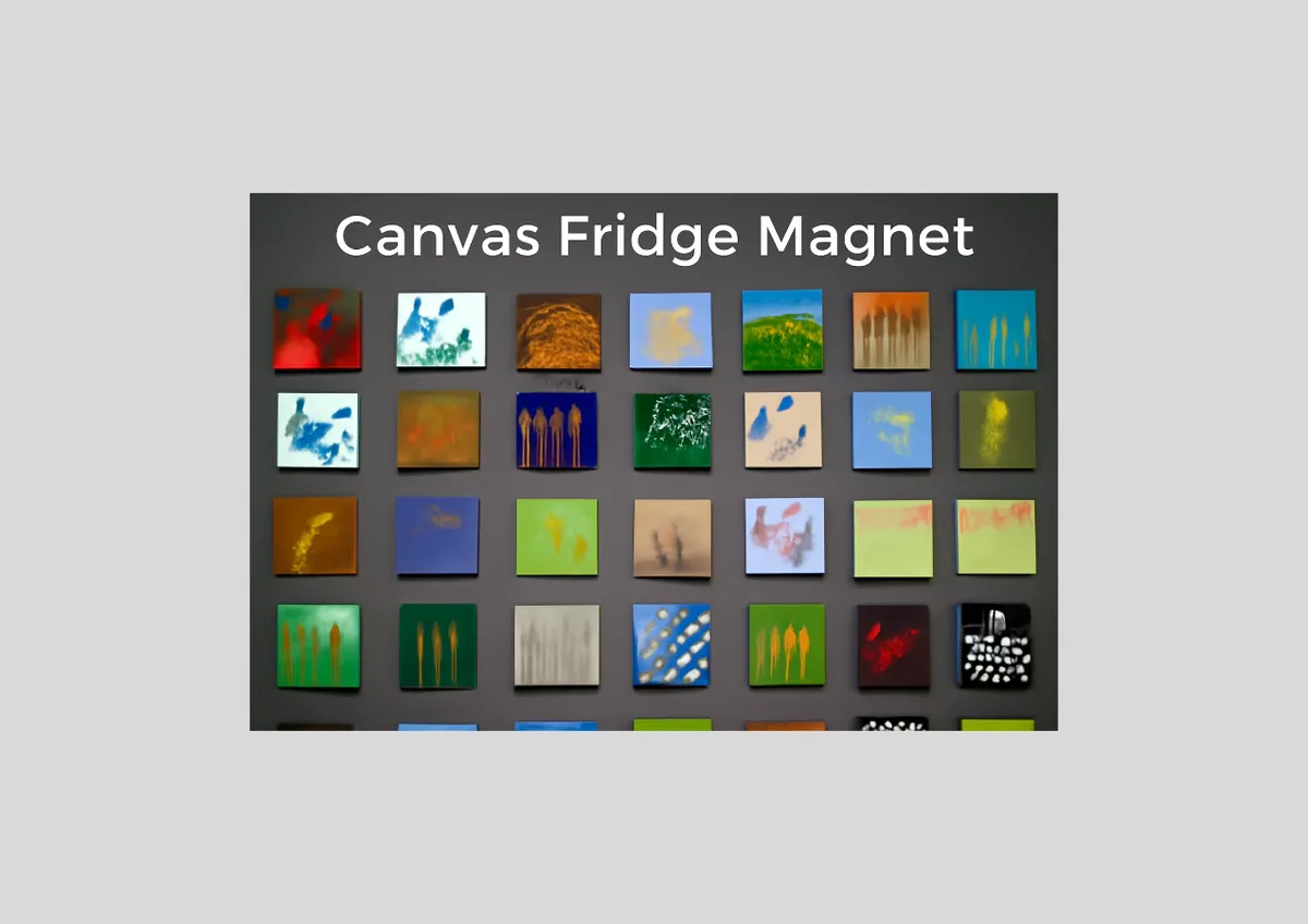 Canvas Fridge Magnet