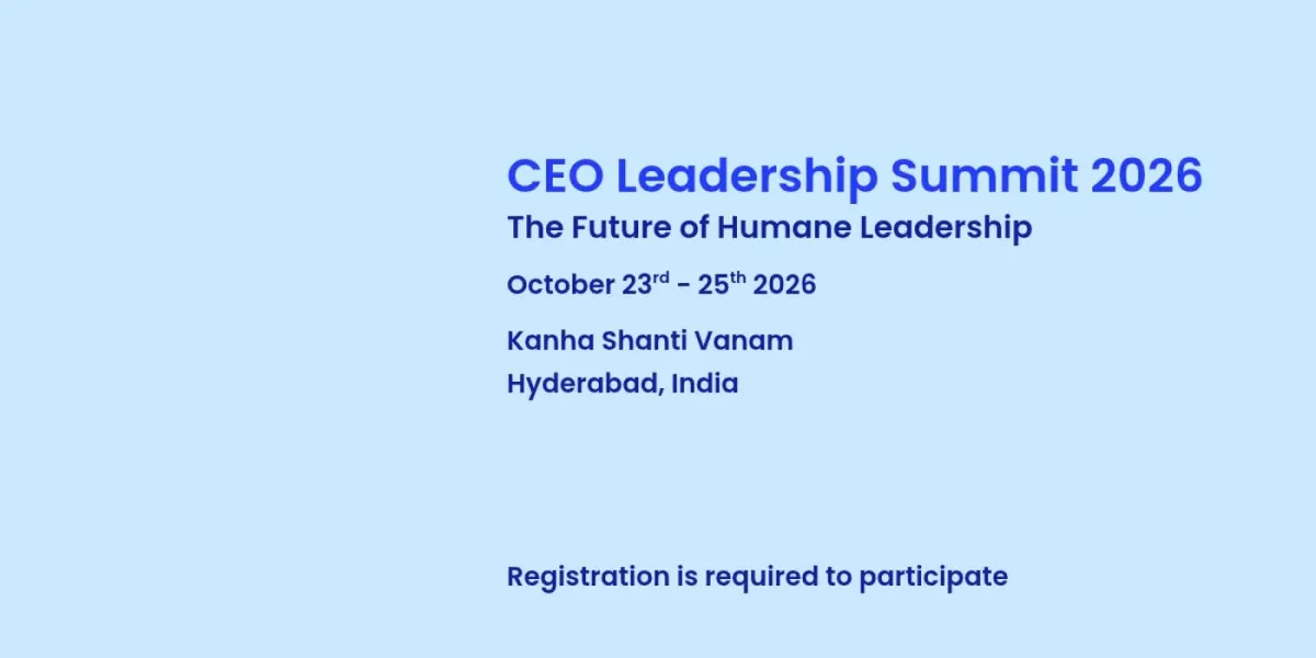 CEO Leadership Summit 2026 – The Future of Humane Leadership