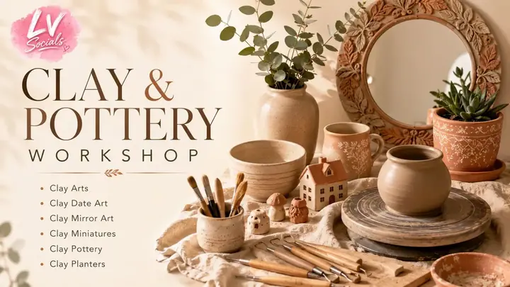 Clay & Pottery Workshop poster