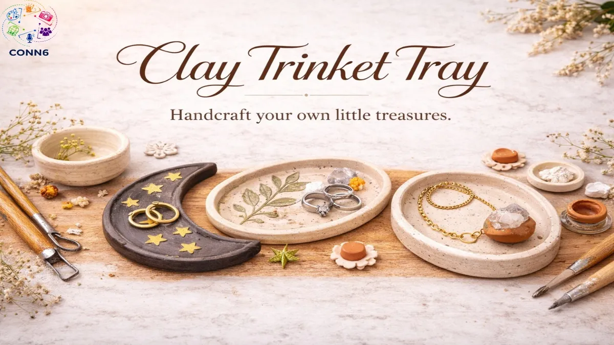 Clay Trinket Tray Crafting