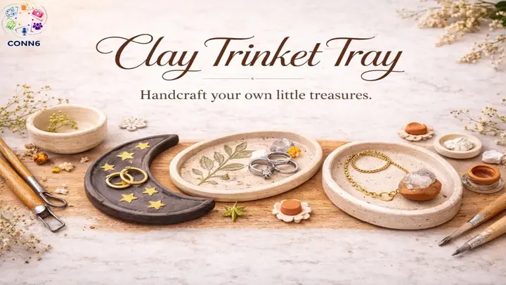 Clay Trinket Tray Crafting poster