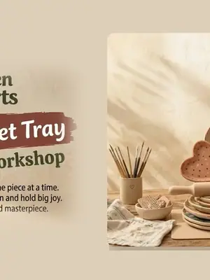 Clay Trinket Tray Workshop poster