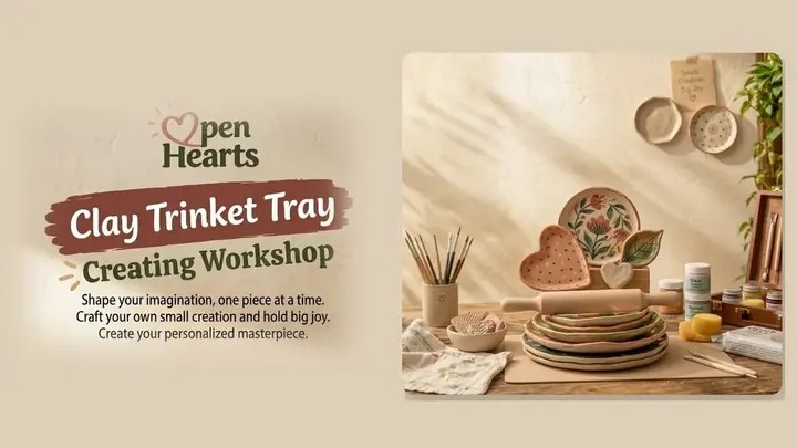 Clay Trinket Tray Workshop poster