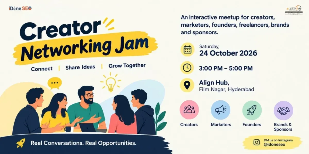 Creator Networking Jam – First Edition