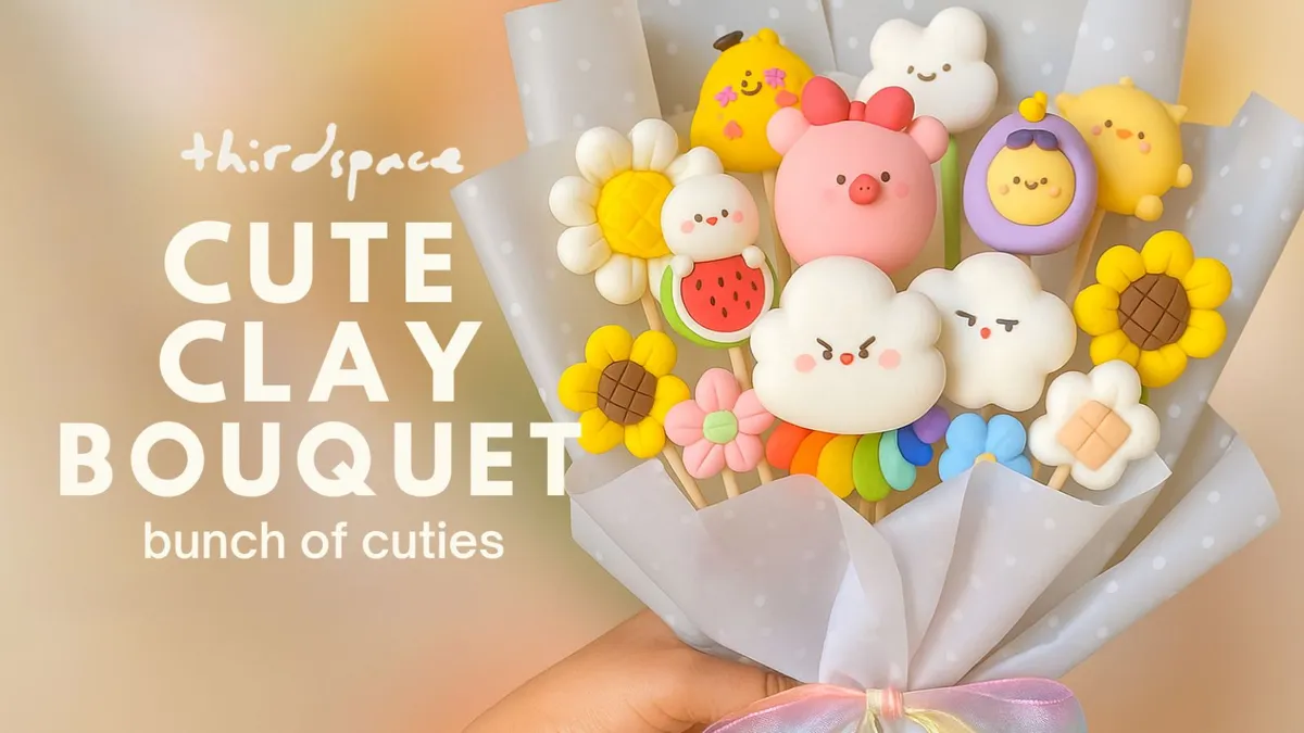 Cute Clay Bouquet