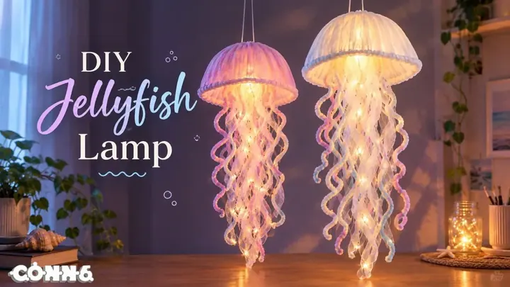 DIY Jellyfish Lamp poster