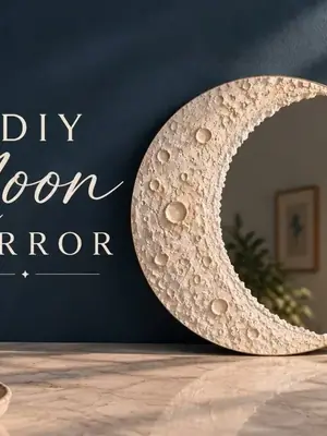 DIY Moon Mirror poster