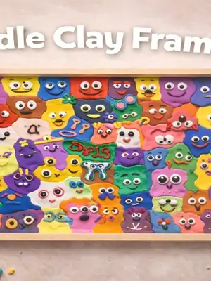 Doodle Clay Frame poster