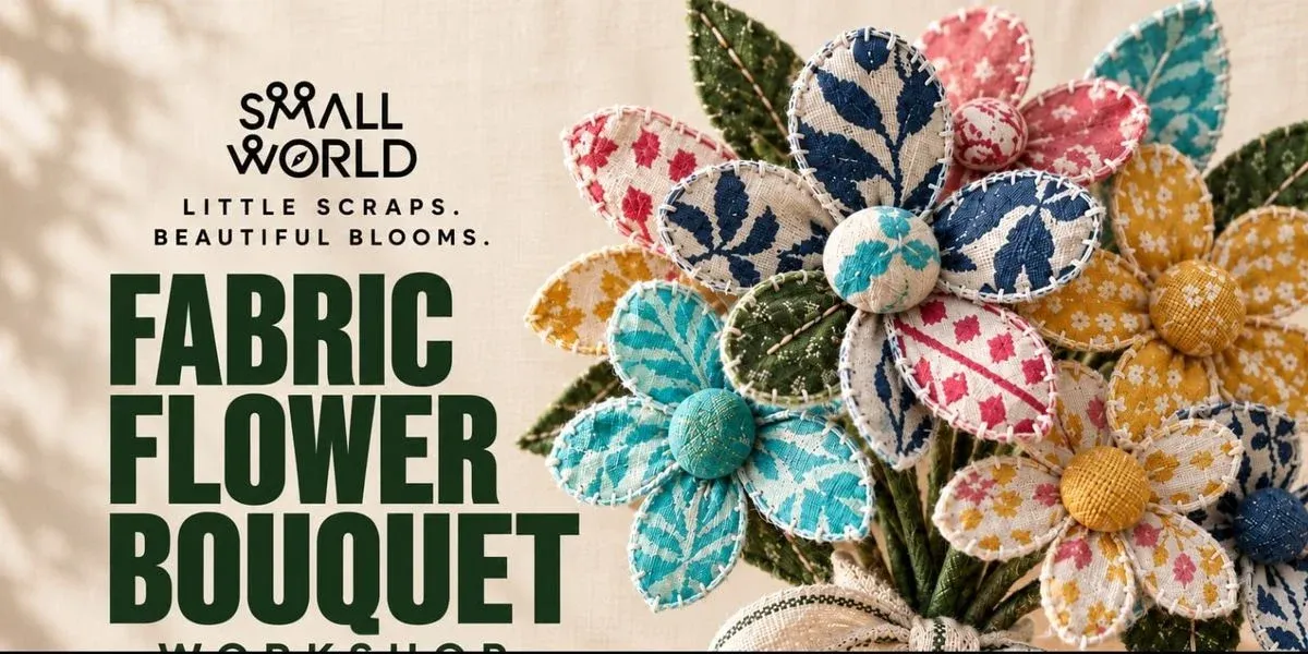 Fabric Flower Boquet
