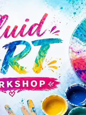 Fluid Art Workshop poster
