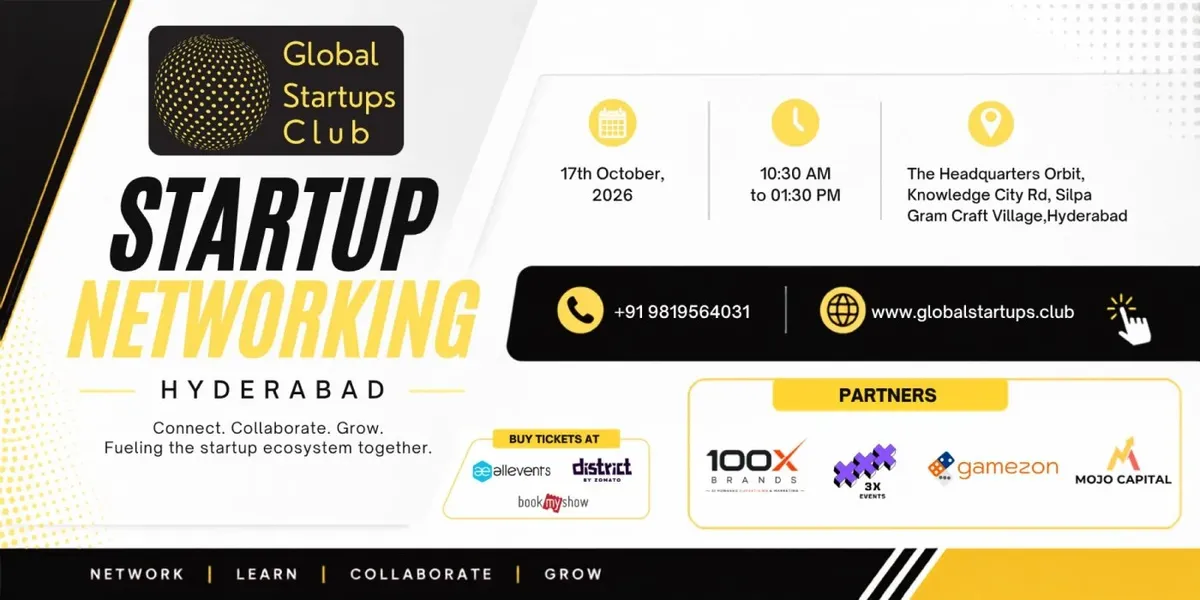 Global Startups Club – Startup Networking Hyderabad 2026