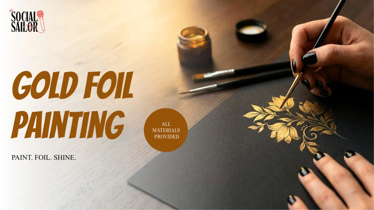 Gold Foil Art Date