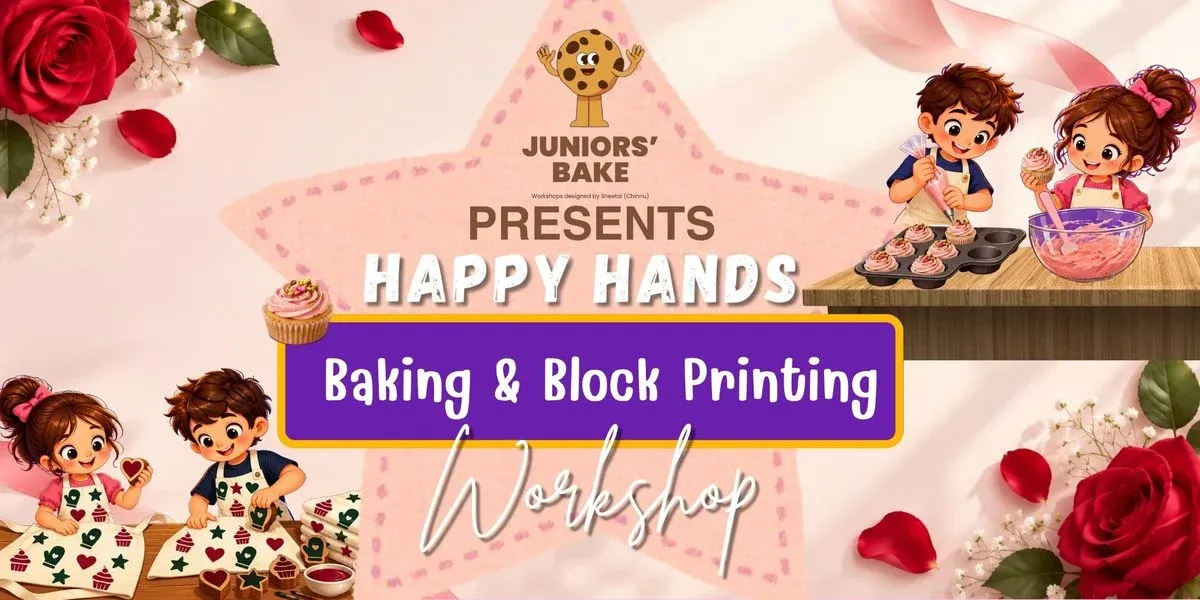Happy Hands - Baking + Block Printing