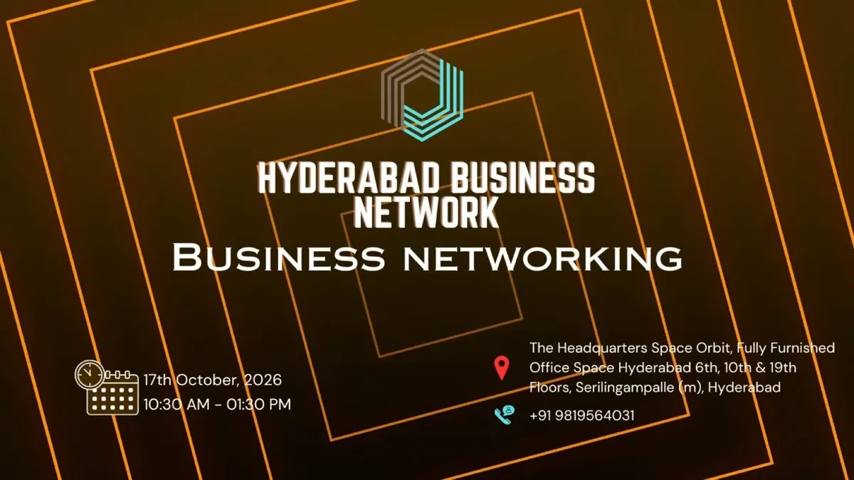 Hyderabad Business Network Business Networking