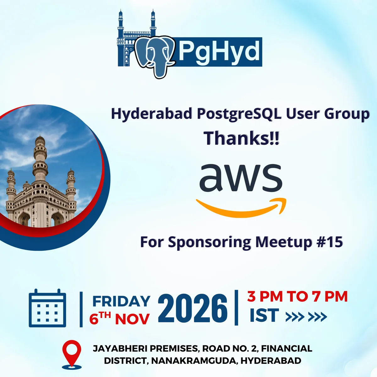 Hyderabad PostgreSQL UserGroup Meetup