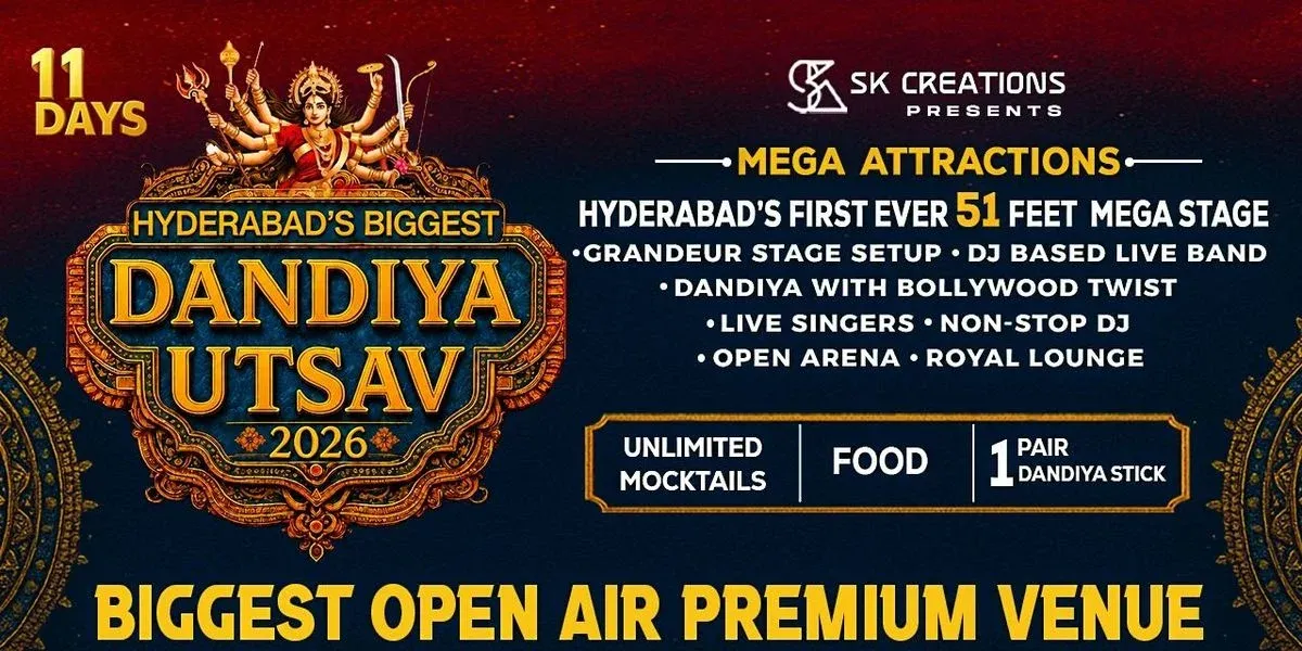 Hyderabad's Biggest Dandiya Utsav