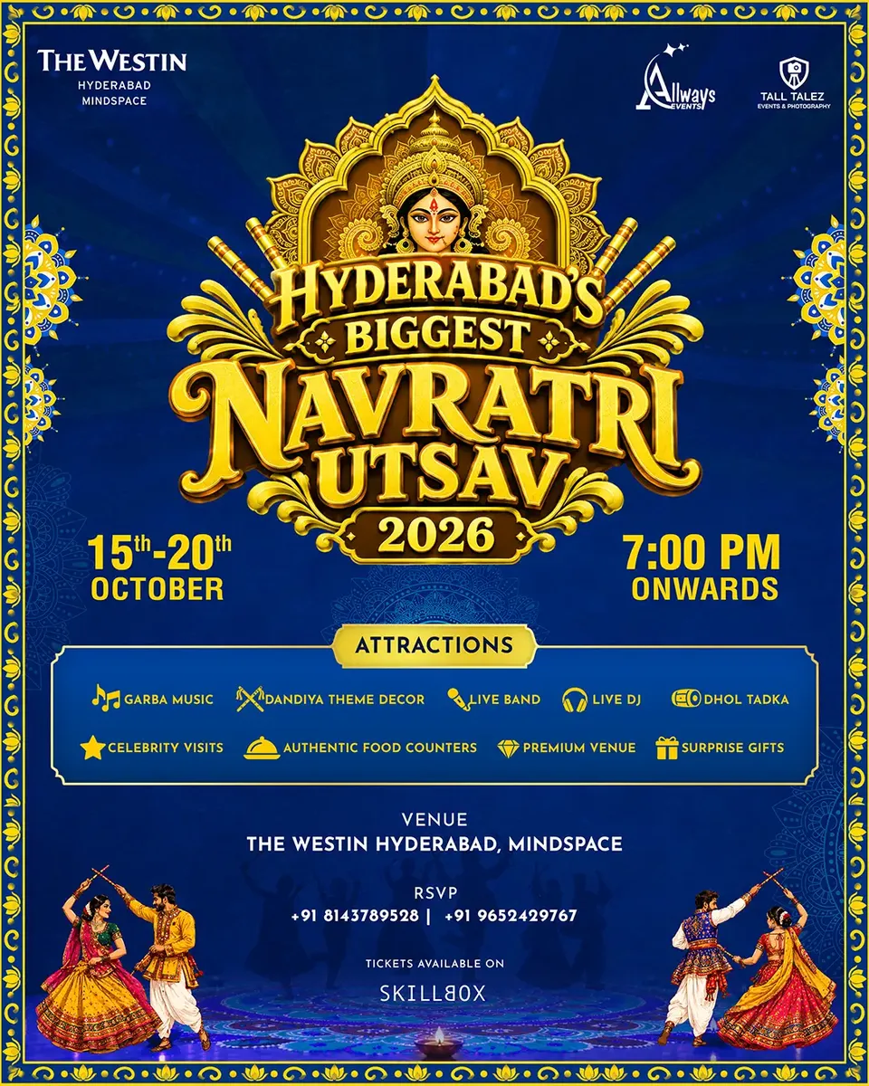 Hyderabad's Biggest Navratri Utsav 2026