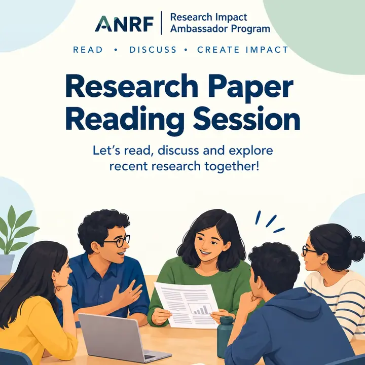 IIIT-Hyderabad Paper Reading Session poster