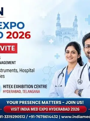 India Med Expo 2026 poster