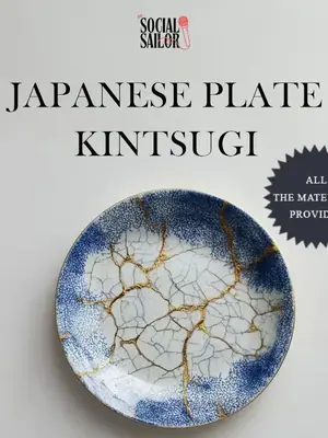 Japanese Kintsugi Plate poster