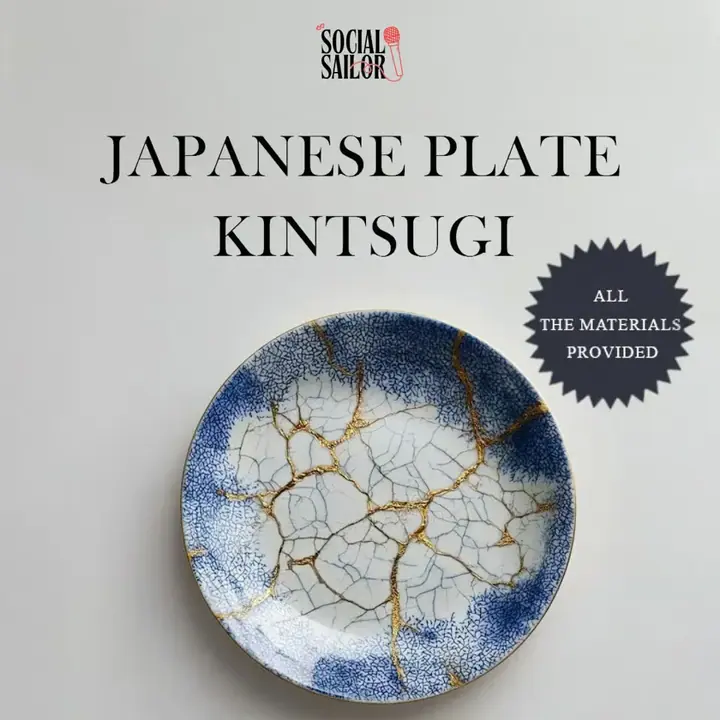 Japanese Kintsugi Plate poster