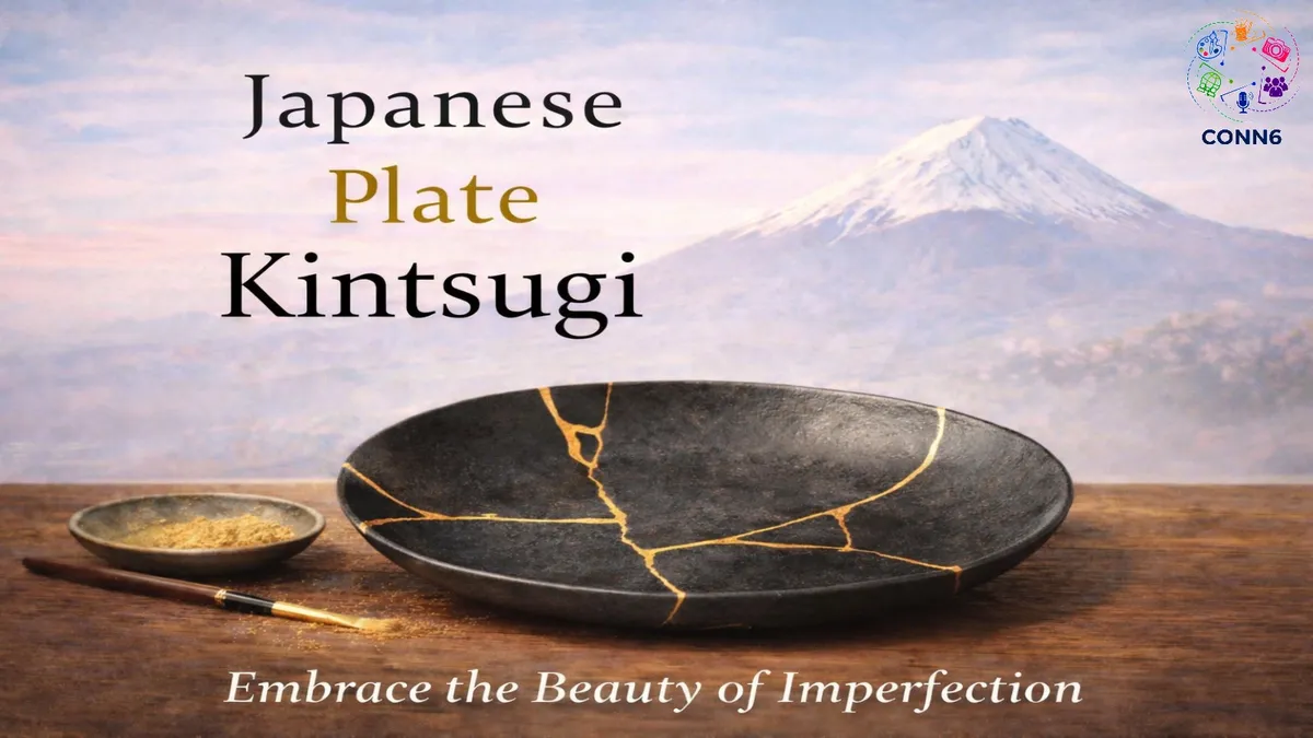 Japanese Kintsugi Plate Edition