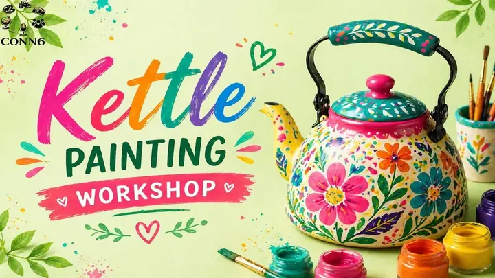 Kettle Painting Art poster