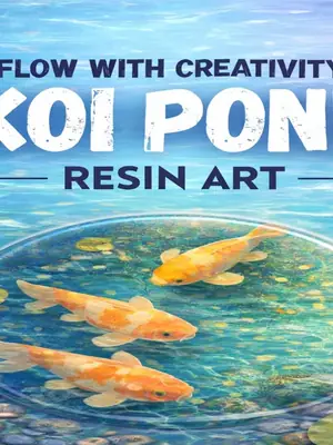 Koi Pond Resin Workshop poster