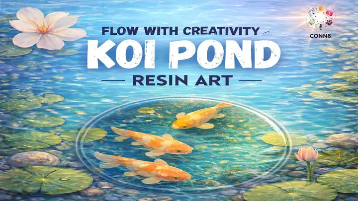 Koi Pond Resin Workshop poster