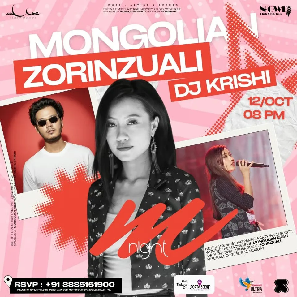 Mongolian Night – Zorinzuali & DJ Krishi poster