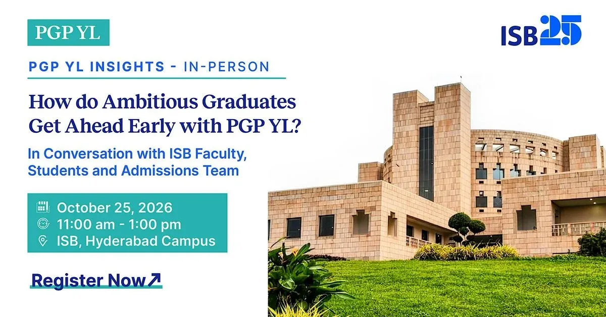 PGP YL Insights: Meet ISB Faculty, Students & the Admissions Team on Campus