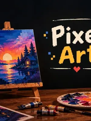 Pixel Art Workshop poster