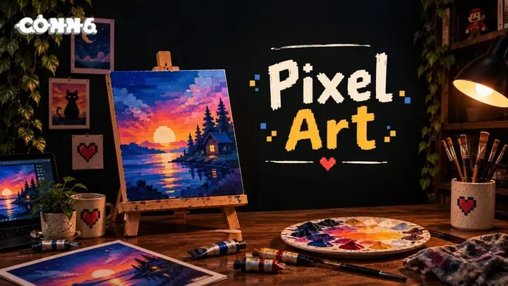 Pixel Art Workshop poster