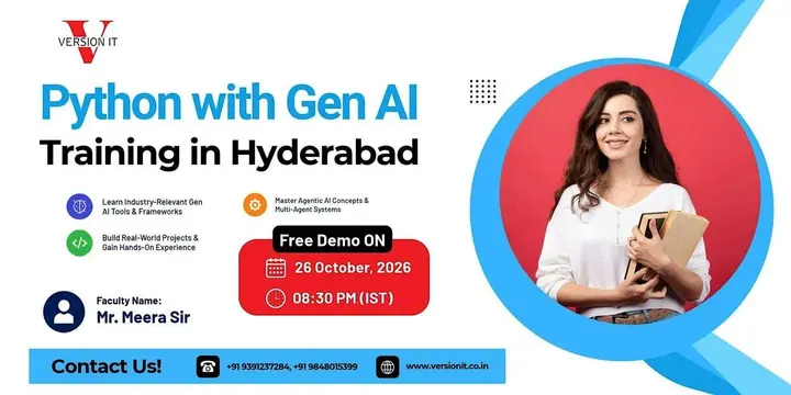 Python with Gen AI Training poster