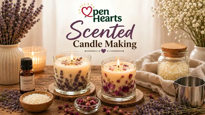 Scented Candle Making Workshop poster