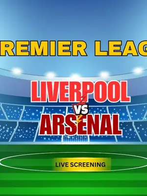 Screening of Liverpool vs Arsenal poster
