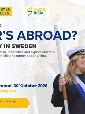 Study in Sweden Fair poster