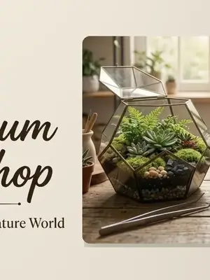 Terrarium Workshop poster