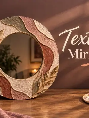 Textured Mirror Art poster