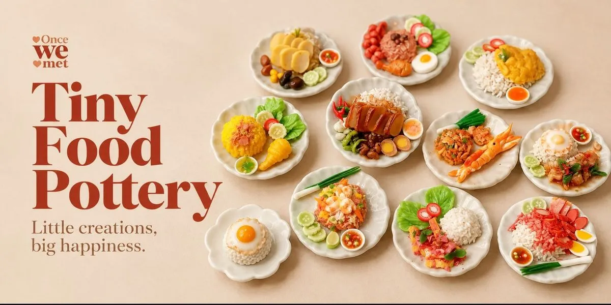Tiny Food Pottery